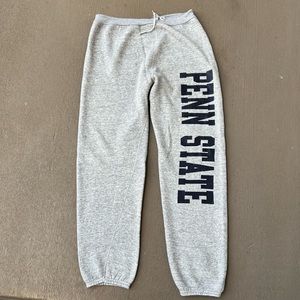 Vintage 80s Tultex Penn State Heather Gray Sweatpants
